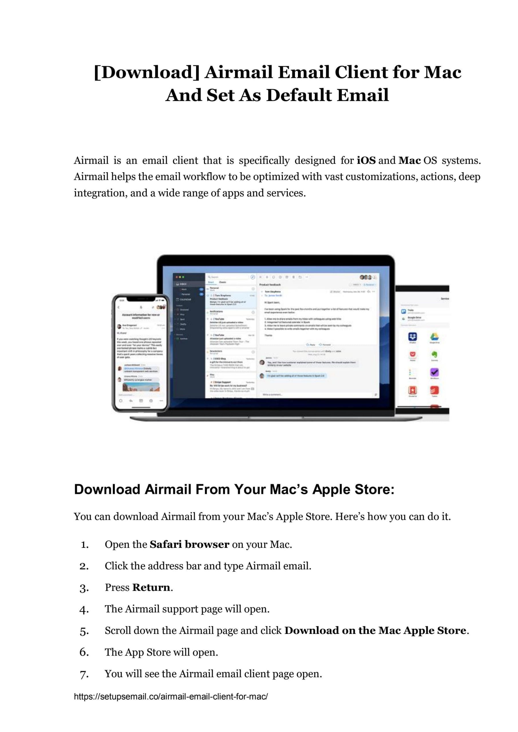 Airmail 4 and Mac App Store