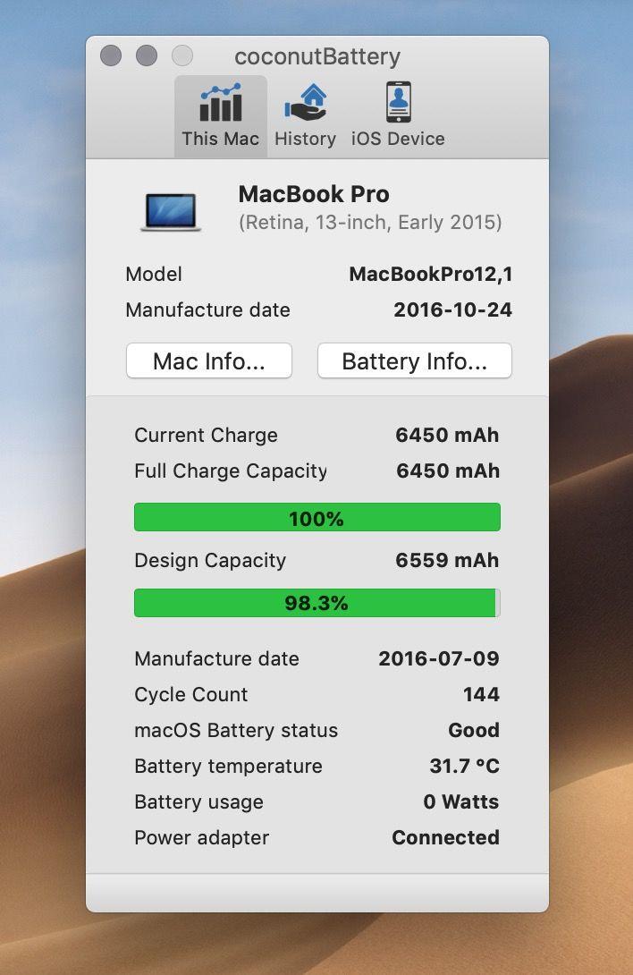 How to check your MacBook battery status