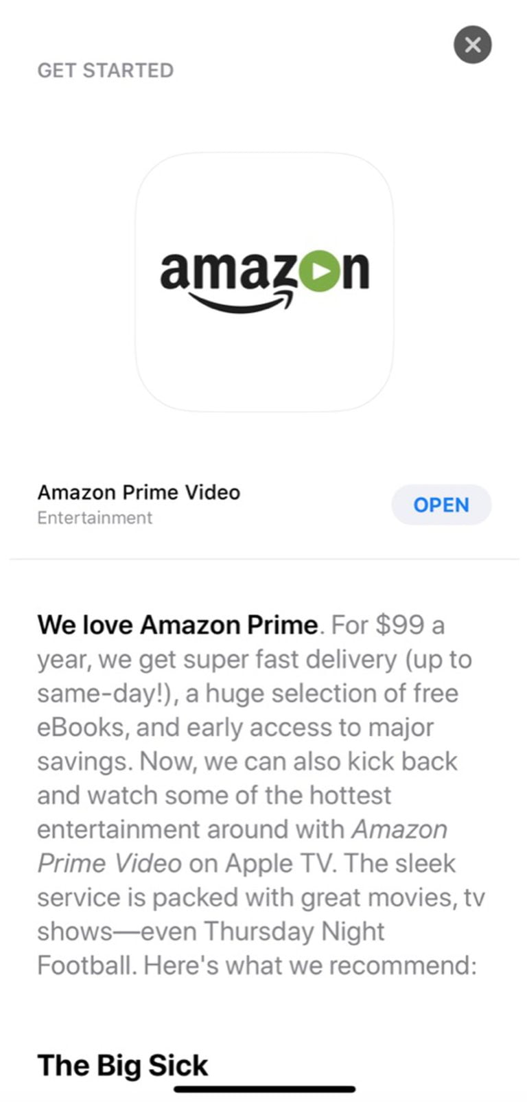 Now, Amazon Prime Video is available for Apple TV